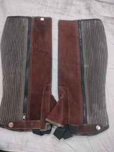 Premium Leather Horse <b>Riding</b> <b>Chaps</b> With Durable Stitching For Equestrian Training And <b>Riding</b> Comfort - Product Image 5