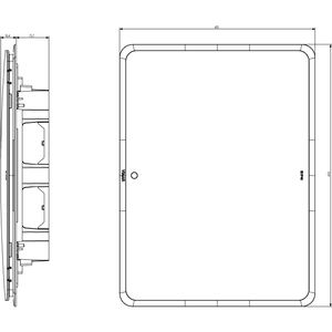 Quadro Elettrico a Incasso Vimar V53154.B 54M Bianco Plastica IP20 Facile Installazione - Product Image 2