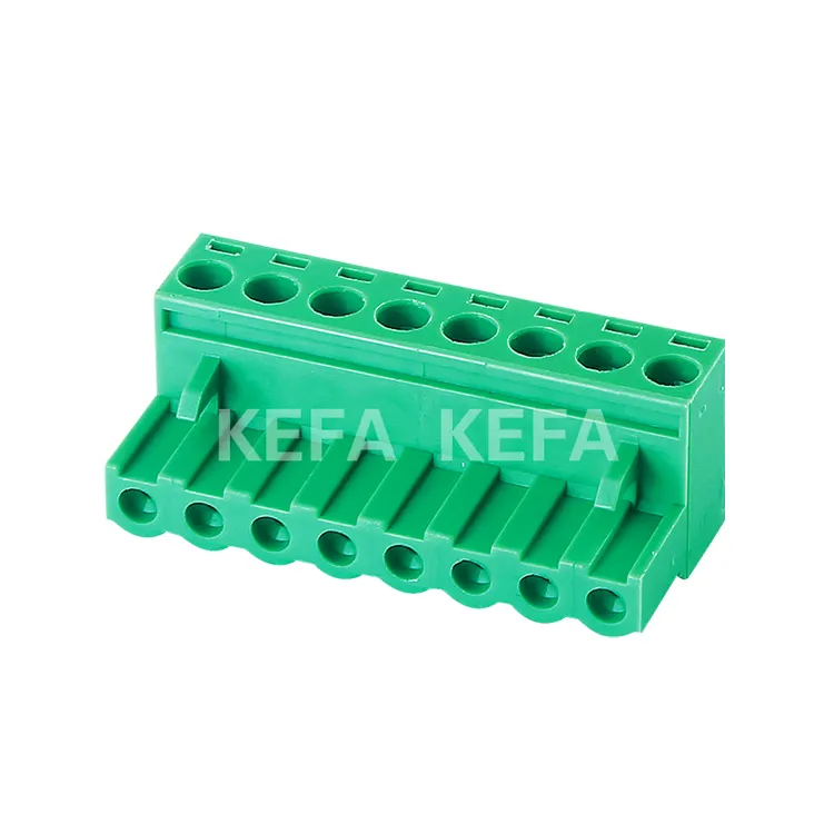 Kefa KF2EDGK-5.0/5.08 su geçirmez plastik Pcb çok fonksiyonlu kadın erkek 5.08mm elektrik fişi terminal bloğu