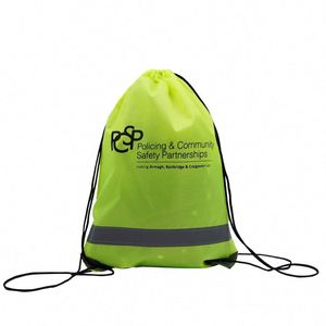 Custom Cheap 210D Nylon Polyester Waterproof Small Sport <b>Backpack</b> Reusable Drawstring Promotional Sportpacks - Product Image 4