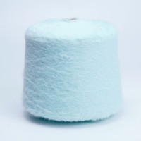 Cils 100 fil fantaisie en nylon 1.3cm 4cm pas de perte de fil de plumes colorées pour pull à tricoter