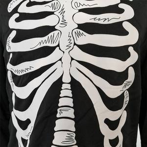 <span class=keywords><strong>Costume</strong></span> de <span class=keywords><strong>dinosaure</strong></span> <span class=keywords><strong>squelette</strong></span> pour enfants, <span class=keywords><strong>costume</strong></span> de cosplay en satin, combinaison, cape, chapeau, performance scénique, soirées d'horreur TV, noir - Product Image 2