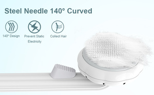 Brosse à poils courts pour chien Peigne pour chat Brosse à lisser autonettoyante pour chiens Brosse de toilettage pour chat - Product Image 6