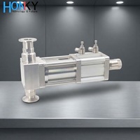 Système de pompe pneumatique automatique à commande d'air pour le contrôle de liquides, haute pression, pour l'emballage de tubes/sachets/bocaux/flacons en céramique