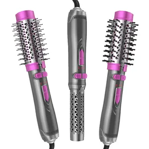 BIDISCO New styling tools 3 in 1auto hair curling iron rotating blow dry brush