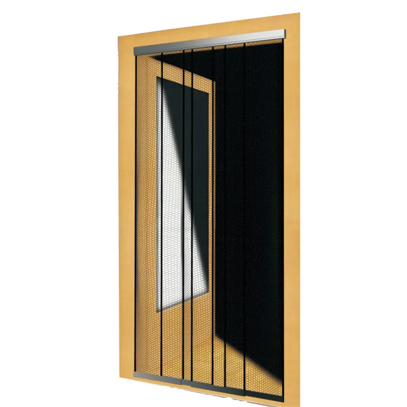 Chinese manufacture soft Polyester Mosquito proof curtains for doors exterior strip door curtains