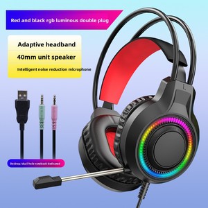 Ensemble 4-en-1 GTX350 USB RGB <span class=keywords><strong>Clavier</strong></span> <span class=keywords><strong>Souris</strong></span> <span class=keywords><strong>Casque</strong></span> Tapis de <span class=keywords><strong>Souris</strong></span> Filaire pour Bureau et Gaming - Product Image 2