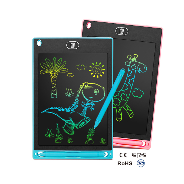 Factory Wholesale Color Screen LCD Writing Tablet 8.5/10/12 Inch Kids Digital Writing Pad Scratch Paper Birthday Gifts