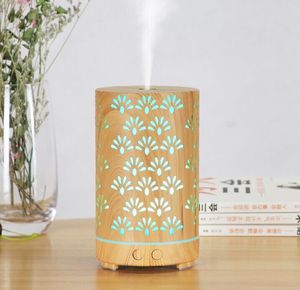 Yeni Gelen Temel Aroma Yağı Difüzörü Ultrasonik Ahşap Desenli Hava Nemlendirici USB <span class=keywords><strong>Mini</strong></span> Buhar Makinesi <span class=keywords><strong>LED</strong></span> Işıklı - Product Image 1
