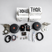 Evrensel THOR Elektronik Egzoz Tuning Kiti Çift Hoparlör + 1 ECHO Yüksek Ton Güçlendirici Mobil Uygulama Üzerinden Özelleştirilebilir Egzoz Sesi