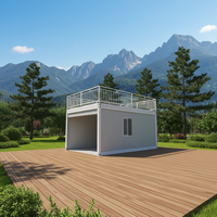 Garage modulaire préfabriqué en acier de 20 pieds, conteneur détachable, couleurs personnalisables, atelier extérieur en kit, stockage