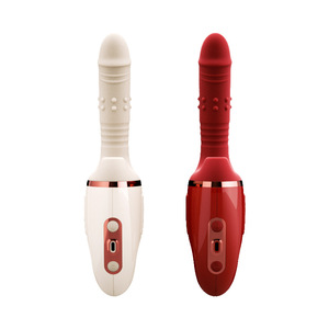 ROSELEX Angela <b>Masturbator</b> - Smart White Female Vibrator, Fully Automatic Telescopic Vibration, Remote Control via App - Product Image 3