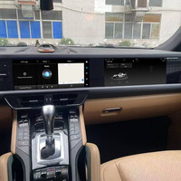 ZWNAV Double écran 12,3 pouces Carplay pour Porsche Cayenne 2011-2017 DSP Autoradio GPS Navi Lecteur multimédia vidéo Affichage Stéréo de voiture