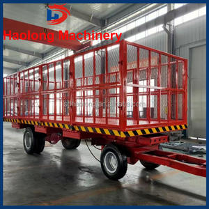 Véhicule de transfert de marchandises véhicule de transport spécifique à l'usine 3-15 tonnes remorque plateau aéroport véhicule de transfert de bagages trémie Chine - Product Image 4