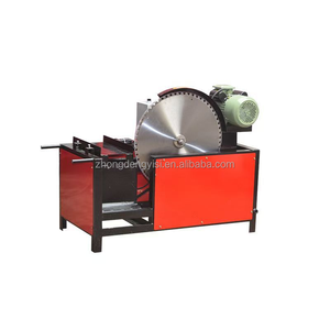 Machine automatique de découpe de grumes, petite machine électrique de découpe et de fendage, équipement de travail du bois, petite scie à fendre les grumes rondes - Product Image 5