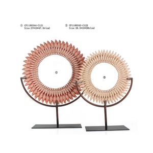 Unieke Hars Zee-egel Standbeeld Huisdecoratie Oceaan Art Design Home Ornament Decoratieve Voor Woonkamer - Product Image 4