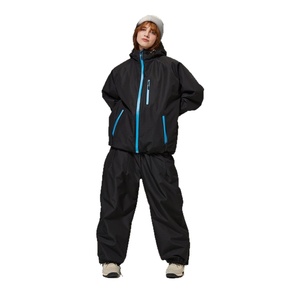 Traje de esquí y snowboard para exteriores para hombres y mujeres, talla grande gruesa con cierre de cremallera, chaqueta impermeable para exteriores - Product Image 5