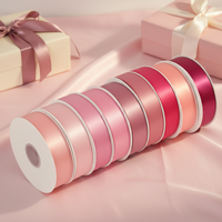 Ruban en satin de luxe de haute qualité, 38 mm, avec logo personnalisé imprimé, 4 cm, pour emballage cadeau, décoration, bouquet, invitation, emballage