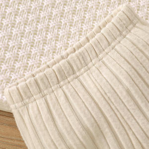 Ensemble de vêtements en coton pour bébé garçon, 3 pièces, printemps, manches courtes, fermeture à boutons, comprend un <span class=keywords><strong>manteau</strong></span>, un pantalon et un chapeau, pour 0-18 <span class=keywords><strong>mois</strong></span> - Product Image 6