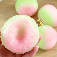 Jouets sensoriels anti-stress et à rebond lent, à presser et à froisser, en forme de boules de Bayberry et Waxberry, au toucher lisse et croquant, effet slushy