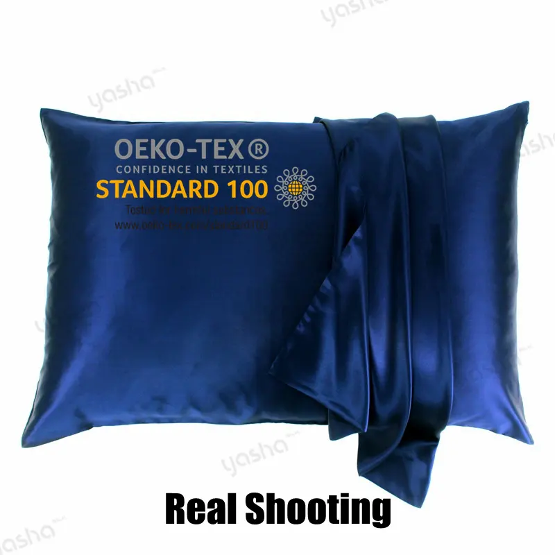 Factory Outlet Guaranteed Quality 100% Real Mulberry Silk Pillow Cover Muti-color Silk Pillow Case With Zipper