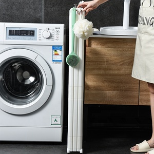 Carrello Portaoggetti a 3 Ripiani, Unità di Scaffalatura <span class=keywords><strong>Mobile</strong></span>, Organizzatore con Ripiani Estraibili, Rack Stretto per Cucina e <span class=keywords><strong>Bagno</strong></span> - Product Image 3