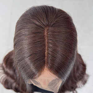 Ready to Ship European Raw Hair Invisible Knots HD Lace Medical <b>Wigs</b> HandTied European Hair Glueless Full Lace European Hair <b>Wig</b> - Product Image 5