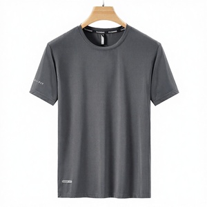 เสื้อยืดลำลองผู้ชายสำหรับเล่นกีฬาวิ่ง แห้งเร็ว พิมพ์ลายดิจิตอล ผ้าฝ้าย 100% แขนสั้น ยืดหยุ่น เหมาะสำหรับออกกำลังกาย ฟิตเนส เทรนนิ่ง - Product Image 4