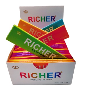 -Ranking Premium Natural Pulp Thin Sheet Square Modern Hand Rolling Paper - Product Image 3