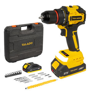 Perceuse sans fil 21V avec conversion de vitesse haute et basse et contrôle de vitesse CVT - Product Image 1