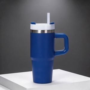14oz Laser Vinyl Blank Sublimation <b>Kids</b> Tumbler with Handle and Straw for Custom DIY Craft Project - Product Image 1