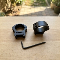 Anneaux de montage en acier pour lunette de visée, tube de 1 pouce / 30 mm, supports en acier pour rail Weaver de 20 mm