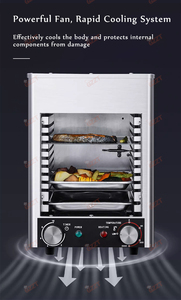 Parrilla Eléctrica para Asar Carne, Parrilla de Alta Temperatura para Filetes, Salamandra Eléctrica para Carne, Horno de Panadería - Product Image 6