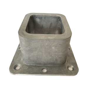 Parti di macchinari in alluminio zinco pressofuso ad alta precisione su misura parti della pompa dell'acqua industriale in lega di alluminio - Product Image 1