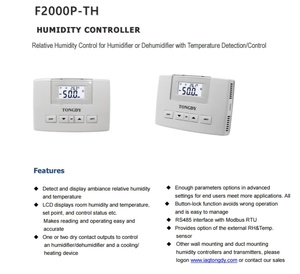 OEM Custom Wall-Mounted Temperature Humidity Controller Indoor Environment Regulation Used <b>Humidifier</b> Ventilation Control AHU - Product Image 2