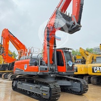 Excavatrice de grande taille DOOSAN DX340 d'occasion, d'origine coréenne, 34 tonnes, 80% comme neuve, excellent état, vente flash, en stock, prête à être expédiée