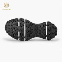 Semelles de chaussures de course légères, amortissantes et flexibles LONGHENG modèle LH-3671, en EVA + TPR + TPU composite.