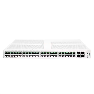 Commutateur réseau JL683A Aruba 6300M 48 ports Smart Rate 1/2.5/5GbE Classe 6 PoE 4 ports SFP56 48 ports Gigabit géré JL683A - Product Image 1