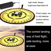 Plataforma de Aterrizaje para Drones DJI Avata/Mini 3 Pro/Mavic 3/Mini SE, 70 cm, Ajustable, con Luz Nocturna Luminosa
