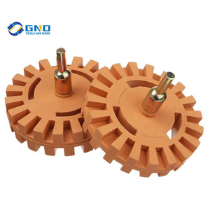 Roda de borracha para remoção de fita pneumática de 4 polegadas, ferramenta de polimento e disco de moagem, decalque para pintura de carro - Product Image 6