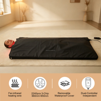 Couverture de luminothérapie rouge à double longueur d'onde 660nm 850nm Fitkang OEM personnalisée professionnelle, certifiée CE UKCA, pour le bien-être