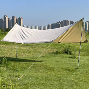 Großhandel 8-10 Personen Vier-Jahreszeiten-Zelt Sonnenschutz Regenschutz Strandmarkise Hängematte Camping-Tarp mit Eisenstangen 210D Oxford <span class=keywords><strong>Rizen</strong></span> - Product Image 5