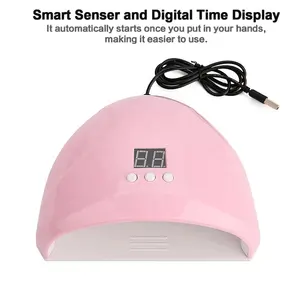 The latest nail lamp 36W Led Uv gel nail polish curing lamp 3 gears timing infrared intelligent sensor nail baking lamp