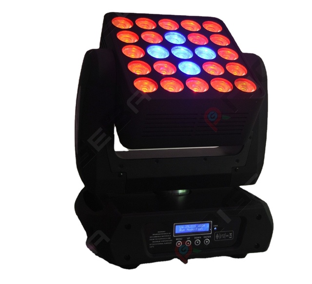 Professional Stage Light 25x10w RGBW 4in1 matrix Led Wash Moving Head Light