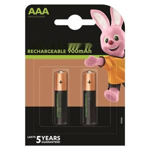 Batteria ricaricabile AAA 900mAh HR03, confezione da 2, ideale per dispositivi elettronici e telecomandi. - Product Image 1