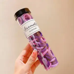 Elástico de borracha para crianças, faixa de cabelo sem costura para meninas, alta elasticidade, sem furtos