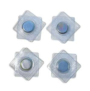 D15 * 2mm Pvc boucle magnétique forte Absorption magnétique Invisible vêtements bagages étanche rond aimant bouton boucle magnétique - Product Image 1