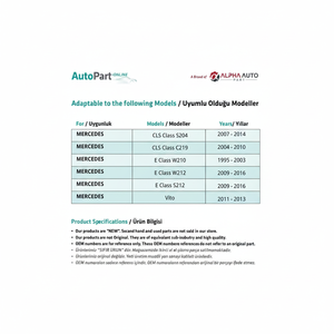 Enrouleur de pare-brise pour Mercedes Classe E W210,w212,s212 - Product Image 1