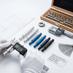 맞춤형 6061 7075 정밀 샤프트 핀 슬리브 어댑터 커넥터 터닝 가공 나사산 처리된 아노다이징 처리된 스위스 타입 알루미늄 합금 CNC 가공 - Product Image 2