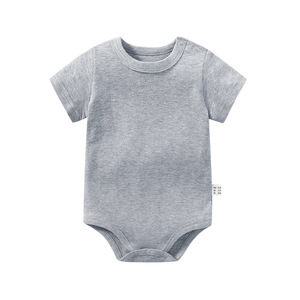 Di alta qualità in cotone biologico abbigliamento per bambini 0-3 mesi bambino manica corta tuta - Product Image 4